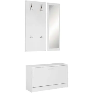 Mid.you Garderobe , Holzwerkstoff , 3-teilig , 80x147x27 cm , Garderobe, Garderoben-Sets & Garderoben-Serien, Garderoben-Sets