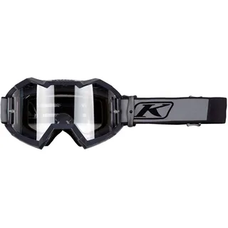 Klim Viper Fracture, Crossbrille - Grau/Schwarz Klar - Einheitsgröße