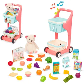 B.Toys B. Shop & Glow - Musikalischer Einkaufswagen mit Teddybär