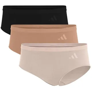 adidas Damen Hipster (3 Pack) - Sport Active Seamless - Packaged Panties