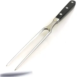 Kerafactum Bratengabel Fleischgabel Grillgabel Tranchiergabel Fleisch Braten Gabel für Bratenstücke und Grillfleisch aus hochwertigem Edelstahl extra schwere Qualität 29 cm Meat Fork