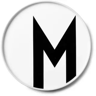 Design Letters Buchstaben Teller Weiß (A-Z) | Weihnachtsdeko, Weihnachtsgeschenke für Frauen, Männer | Tisch deko | Porzellan Geschirr, Snackteller, Weihnachtsteller | Kuchenteller, Deko Teller