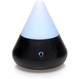 Pajoma Aroma Diffuser, Ultraschall Luftbefeuchter mit LED Licht, Humidifier Aromatherapie Diffusor (Schwarz)