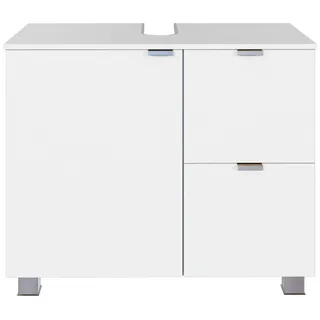 WELLTIME Waschbeckenunterschrank »Bauska«, 70 cm breit, mit 2 Auszügen, weiß