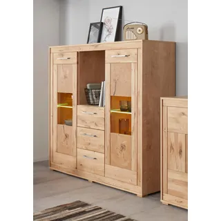 vogl möbelfabrik Highboard 154 x 135 x 40 cm Braun
