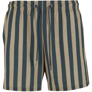 URBAN CLASSICS Badeshorts Tb7347 Flaschengrün/Unionbeige L