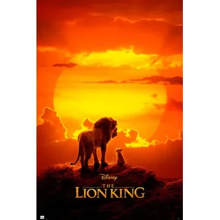 Grupo Erik Disney Grupo Erik Poster - Der König der Löwen Poster - Kunstdruck - Deko Wohnzimmer oder Deko Schlafzimmer - Deko Zimmer - Größe : 61 x 91 - Offizielle Lizenz Fanartikel