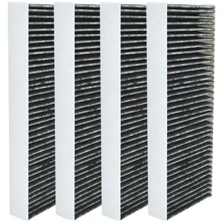 AllSpares Aktivkohlefilter (2 St.) BAKFS für Bora Basic, BHU, BIU, BFIU, GP4 | 338x123x42 mm