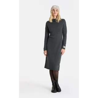 Lieblingsstück Strickkleid "LillemorL" mit kurzem Stehkragen, Kaschmir-Anteil, anthrazit