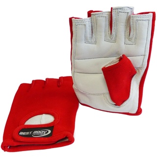 Best Body Nutrition Power Handschuh, Mehrfarbig (rot), L