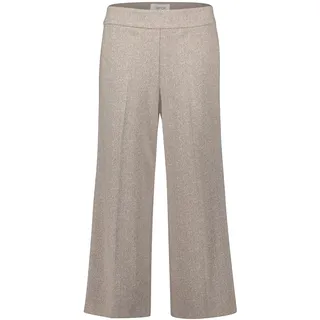 Culotte CARTOON "Culotte mit Bügelfalte", Damen, Gr. 44, EURO, schwarz (schwarz, camel), Obermaterial: 66% Polyester PES. 31% Viskose CV. 3% Elasthan EL., Hosen Culotte