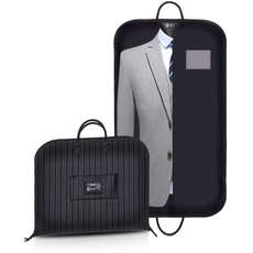 VISOOM Kleidersack | 100x 60 cm | Anzugtasche Kleidersäcke Atmungsaktive Kleidersack Anzug Schutzhülle für Anzug Jacke Kleid Reisen und Aufbewahrung Herren Damen(Oxford-Stoff Schwarz)