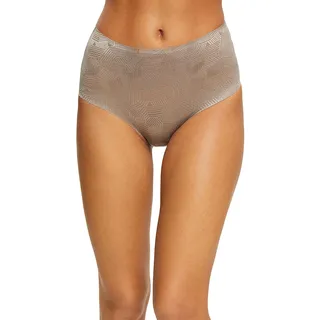 ESPRIT Damen Soft Shaping Lace H.w.brief Shapewear-Unterhose, Light Taupe, 38