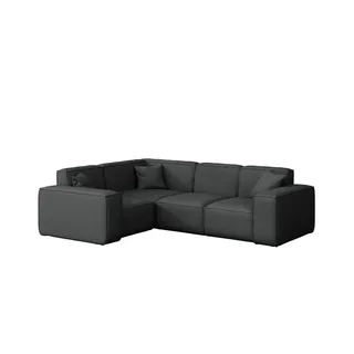 Kaiser Möbel Gartenecksofa L-form Malibu Stoff Odyssey Anthrazit Links , Holz , L-Form , 181x73x246 cm , Gartenmöbel, Loungemöbel, Gartensofas & Loungesofas
