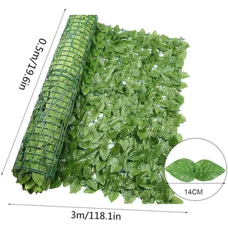 Künstlicher Efeu Zaun Bildschirm , Künstliche Blatt Screening Roll
