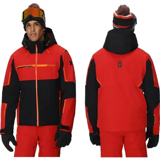 Spyder Titan Jacket Herren Skijacke Winterjacke 38SA075404 BLK1 : M - Rot
