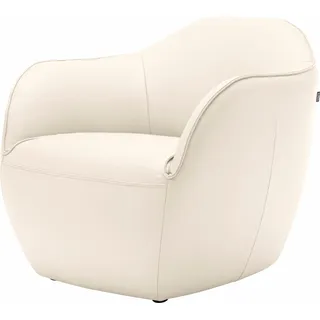 creation by rolf benz Sessel »CR.480 Designsessel, Loungesessel«, Wahlweise aus Leder oder Chenille weiß