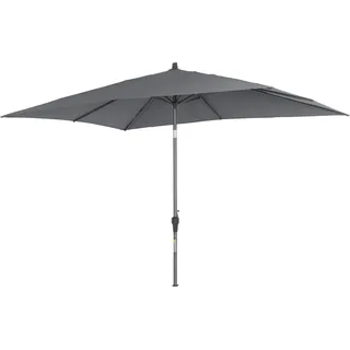 Siena Garden Marktschirm 300 cmx 200 cm Anthrazit mit Kurbelmechanik
