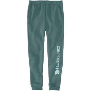 CARHARTT Tapered Jogginghose Hellblau/Weiß S