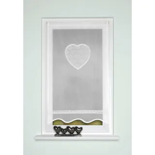 HOME WOHNIDEEN »CORAZON« Stangendurchzug 1, Stk. tlg. Tür-und Fensterbehang, Batist, bestickt,