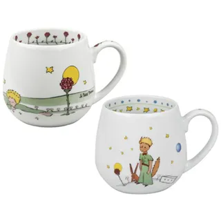Könitz Porzellan Kaffee Becher Kuschelbecher Set Der kleine Prinz 2 teilig 420ml