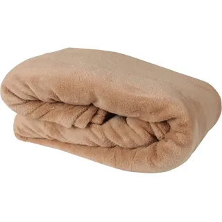 BestLivings Kuscheldecke Mit Ärmeln Beige