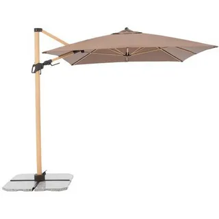 Doppler Alu Wood Ultra AX Pendel 300 x 220 cm greige