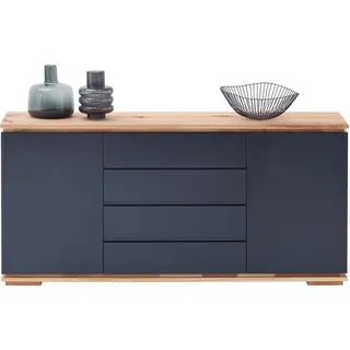 MCA Furniture Sideboard Chiaro, Schwarz, Hochglanz B:172cm H:81cm T:40cm, MDF, Massivholz, Sideboards, Sideboard, Breite ca. 172 cm,