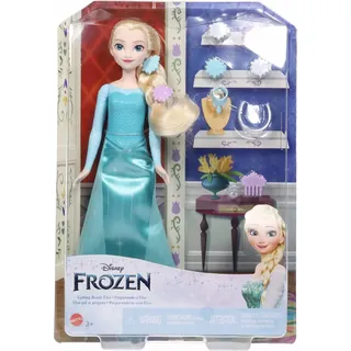 Mattel HMD56 - Disney Frozen - Die Eiskönigin Ankleidespaß Elsa mit Zubehör - Blau