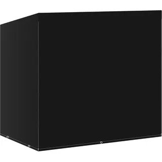 Hollywoodschaukel-Abdeckung 6 Ösen 135x105x175 cm - Schwarz