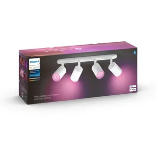 Philips Hue White and Colour Ambiance Centris Fugato 4-flg. weiß