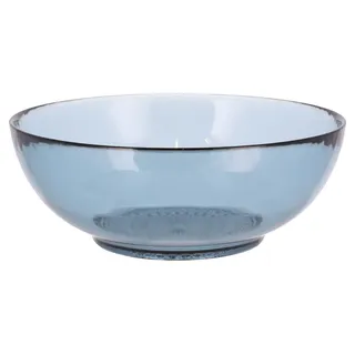 BITZ Kusintha Schale, Schüssel aus Glas, 20 cm, Blau