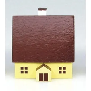 Haus 4 cm Holzhaus Winterhaus Weihnachten Dorf Tischdeko deko 99/13 NEU