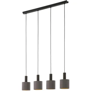 EGLO Concessa 4-flg. 16 cm modern braun
