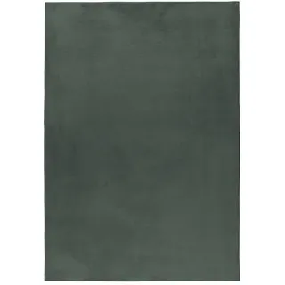 Hochflorteppich , Grün , Textil , Uni , rechteckig , 200x290 cm , Oeko-Tex® Standard 100 , pflegeleicht , Teppiche und Böden, Teppiche, Hochflorteppiche & Shaggys