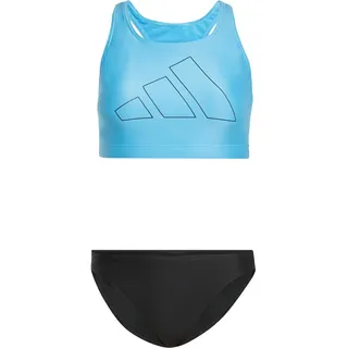 adidas Damen Big Bars Bikini, Blue Burst / Black, 46