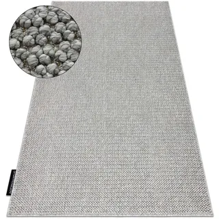 RugsX Casablanca LOOP Teppich 300 x 300 cm Grau