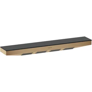 Hansgrohe Rainfinity Schulterbrause 500 1-jet und Duschablage, 26243140, Farbe: Brushed Bronze