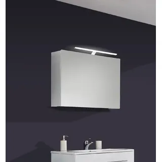 Badezimmer Spiegelschrank weiß Hochglanz 70cm NIAGARA DELUXE - Weiß