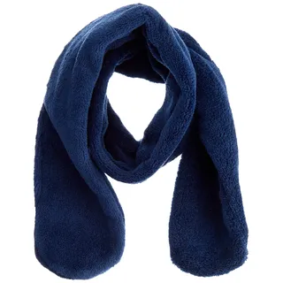 Playshoes Unisex Kinder Fleece-Steckschal Winter-Schal, marine Kuschelfleece, one size
