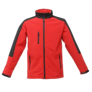 Regatta Hydroforce Herren Softshell-Jacke mit 3 Schichten, Schwarz (Schwarz/Schwarz), Größe M (Herstellergröße: M)