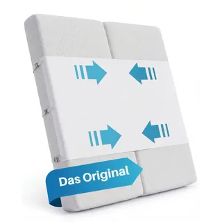 Briliantwerk® Liebesbrücke für Matratzen 200cm I Kein Verrutschen I Innovative Lösung als Ritzenfüller für Matratzen für Familien & Paare I Bettbrücke ist in < 5 Min befestigt