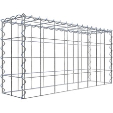 Bild von Gabione-Anbaukorb Typ 3 80 x 20 cm x 40 cm