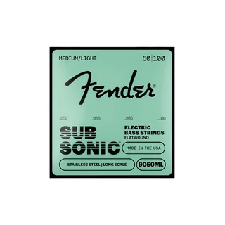 Fender Flatwound String Set For Electric Bass-9050ML (050/100) - Stainless Steel,0739050405