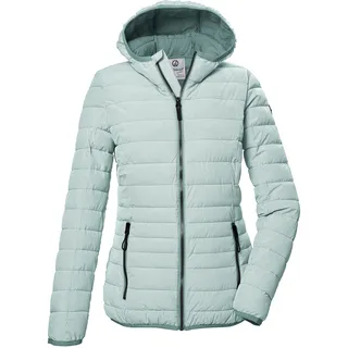 G.I.G.A. DX Damen Steppjacke/Übergangsjacke mit Kapuze GS 65 WMN QLTD JCKT, light aquaverde, 36, 43050-000