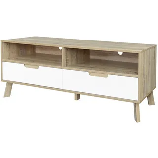 Möbilia Delea Lowboard 140x52 cm Weiß/MDF