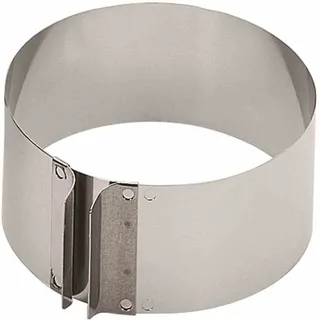 Kaiser Tortenring Patisserie 16,5-32 cm Edelstahl Silber