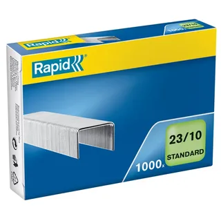 Rapid Heftklammern 23/10 Silber 1000 St.