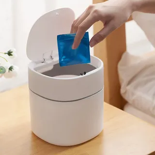 Hapivida Mini Mülleimer PP und ABS für Schreibtisch
