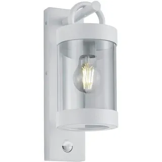 Trio Außenwandleuchte Aluminium 12,5x33x18,6 cm inkl. Bewegungsmelder weiß